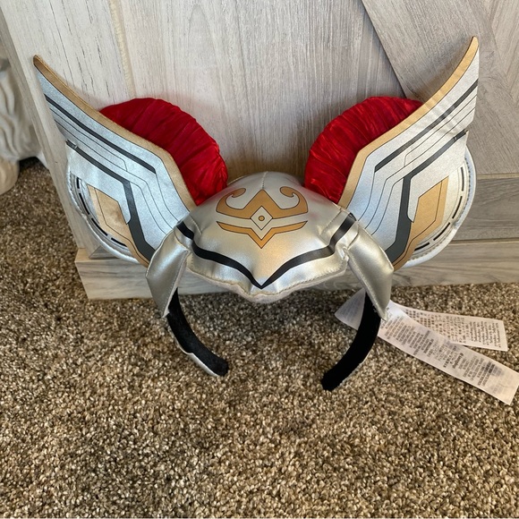 Disney Parks MARVEL MIGHTY Thor Valkyrie Ears Headband Love & Thunder - Picture 2 of 8